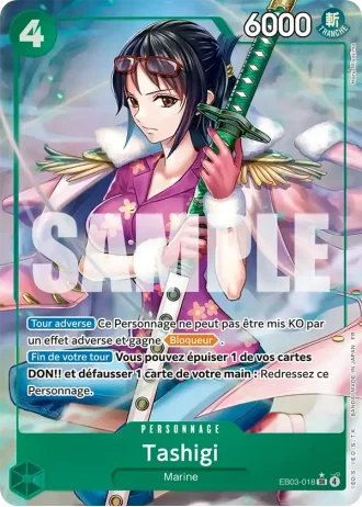 Tashigi (EB03-018) (Alternative Art) — ONE PIECE Heroines Edition (EB03)