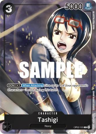 Tashigi (OP02-105) (Alternative Art) — Paramount War (OP02)
