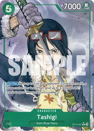 Tashigi (OP12-031) (Alternative Art) — Legacy of the Master (OP12)
