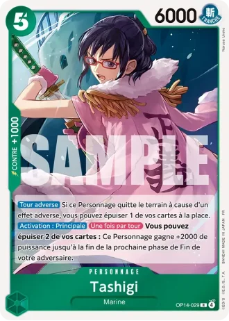 Tashigi (OP14-029) — Les Sept de la Mer d'Azur (OP14-EB04)