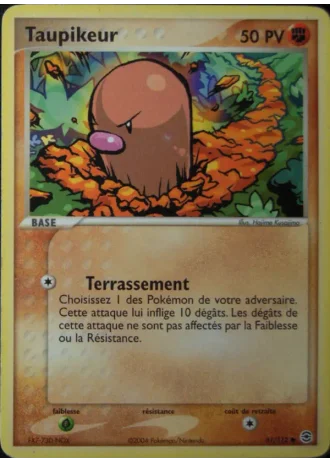 Taupikeur #61/112 — EX Rouge Feu & Vert Feuille