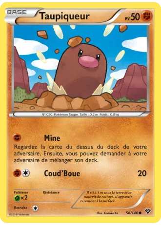 Taupiqueur #58/146 — XY