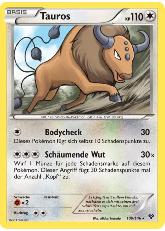 Tauros #100/146 — XY