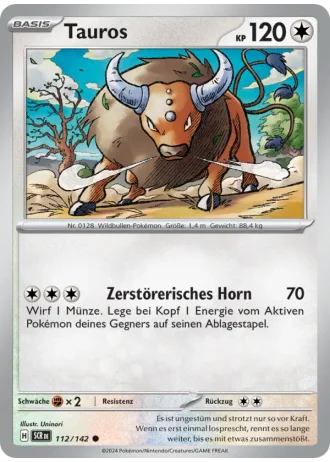 Tauros #112/142 — Stellarkrone