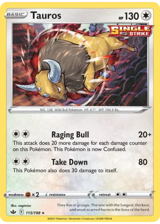 Tauros #115/198 — Chilling Reign
