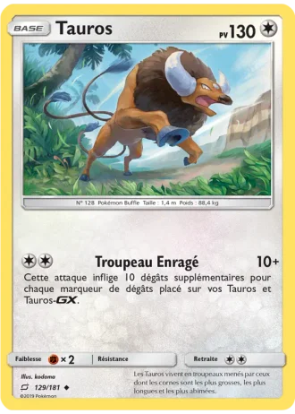 Tauros #129/181 — Duo de Choc