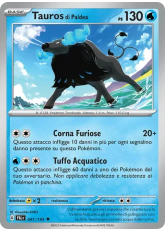 Tauros di Paldea #041 — Evoluzioni a Paldea