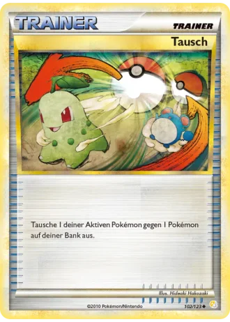 Tausch #102/123 — HeartGold SoulSilver