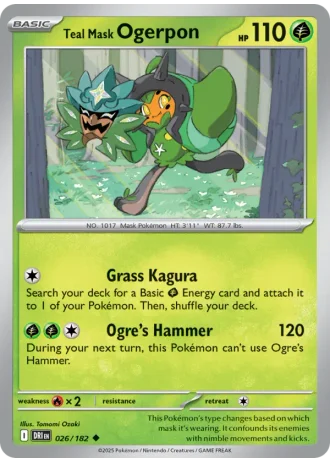 Teal Mask Ogerpon #026 — Destined Rivals