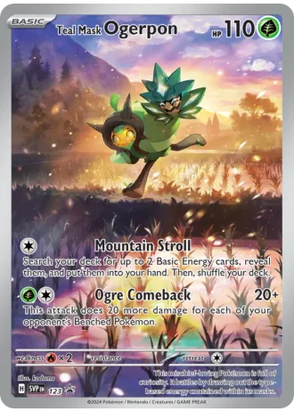 Teal Mask Ogerpon #123 — Scarlet & Violet Promos