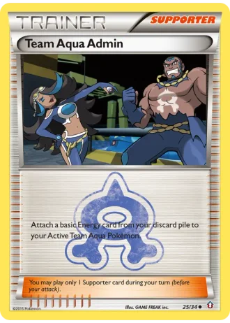 Team Aqua Admin #25/34 — Double Crisis