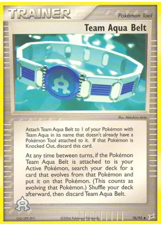 Team Aqua Belt #76/95 — Team Magma vs Team Aqua