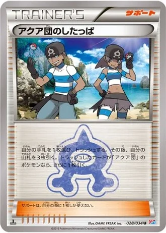Team Aqua Grunt #28 — Magma Gang vs Aqua Gang: Double Crisis