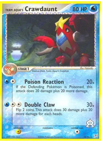 Team Aqua's Crawdaunt #14 — Team Magma vs Team Aqua