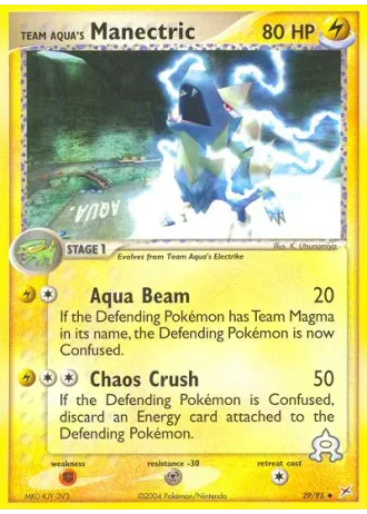 Team Aqua's Manectric #29 — Team Magma vs Team Aqua