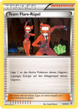 Team Flare-Rüpel #73/83 — Generationen
