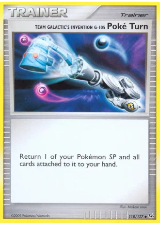 Team Galactic's Invention G-105 Poké Turn #118/127 — Platinum