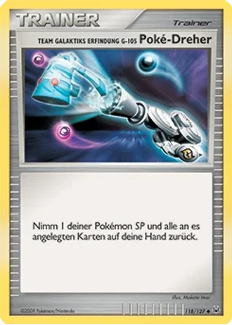 Team Galaktiks Erfindung G-105 Poké-Dreher #118/127 — Platin