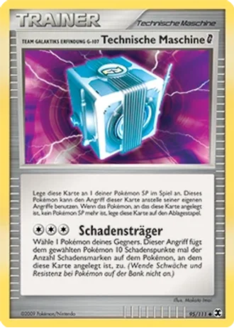 Team Galaktiks Erfindung G-107 Technische Maschine #95/111 — Aufstieg der Rivalen
