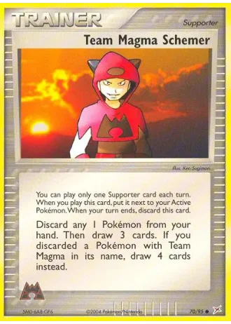 Team Magma Schemer #70/95 — Team Magma vs Team Aqua