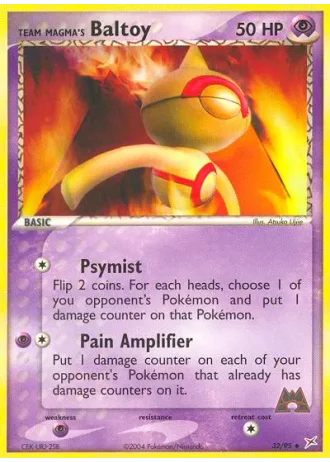 Team Magma's Baltoy #32 — EX Team Magma vs Team Idro