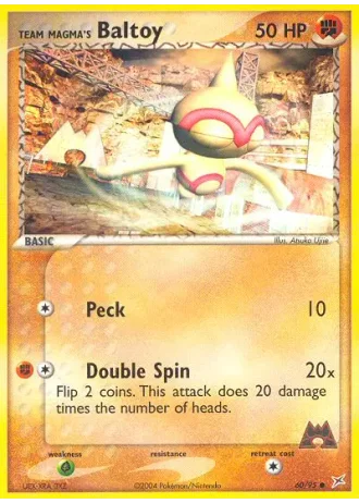 Team Magma's Baltoy #60 — EX Team Magma vs Team Idro