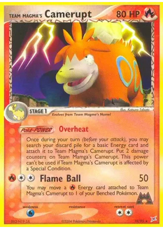 Team Magmas Camerupt #19 — EX Team Magma vs Team Aqua