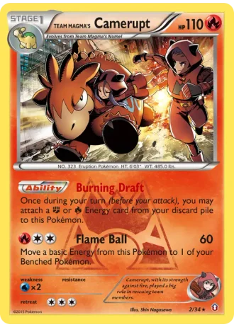 Team Magma's Camerupt #2 — Double Crisis