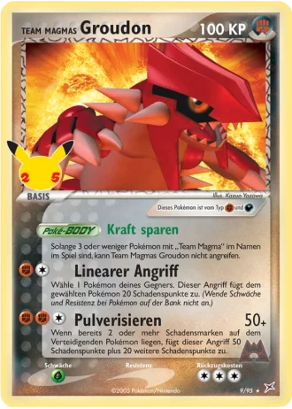 Team Magmas Groudon #1/95 — Klassische Sammlung (Celebrations)
