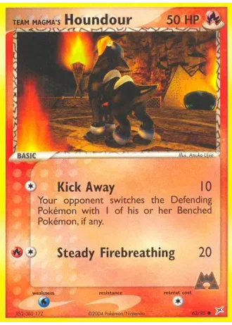 Team Magma's Houndour #63 — Team Magma vs Team Aqua