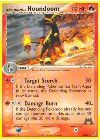 Team Magmas Hundemon #34 — EX Team Magma vs Team Aqua