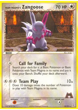 Team Magma's Zangoose #23 — EX Team Magma vs Team Idro