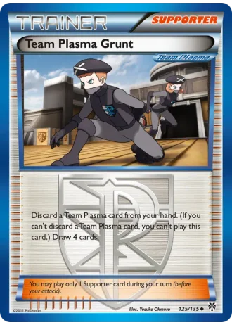 Team Plasma Grunt #125/135 — Plasma Storm