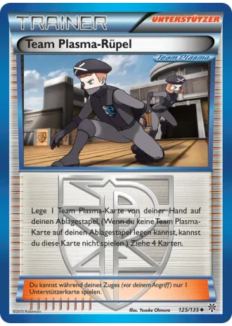 Team Plasma Rüpel #125/135 — Plasma-Sturm