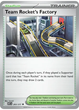 Team Rocket's Factory #203 — Ascended Heroes