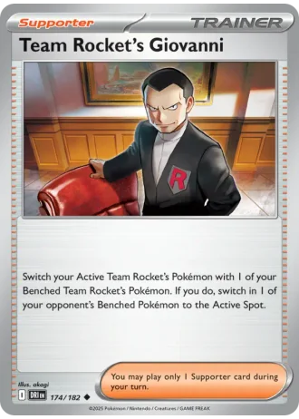 Team Rocket's Giovanni #174/182 — Destined Rivals