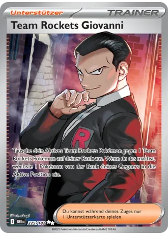 Team Rockets Giovanni #225/182 — Ewige Rivalen