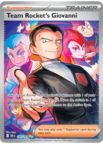 Team Rocket's Giovanni #238/182 — Destined Rivals
