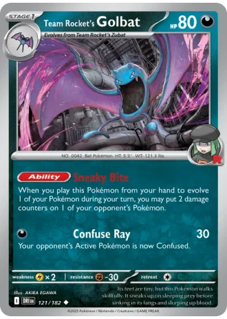 Team Rocket's Golbat #121 — Destined Rivals