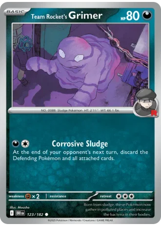 Team Rocket's Grimer #123 — Destined Rivals