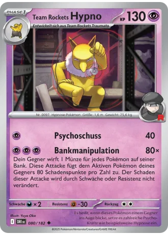 Team Rockets Hypno #080/182 — Ewige Rivalen