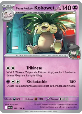 Team Rockets Kokowei #078 — Erhabene Helden