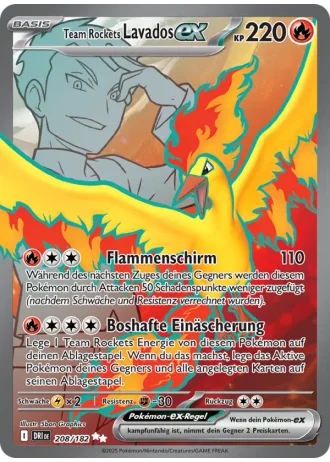 Team Rockets Lavados ex #208/182 — Ewige Rivalen