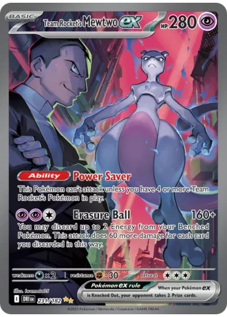 Team Rocket's Mewtwo ex #231 — Destined Rivals