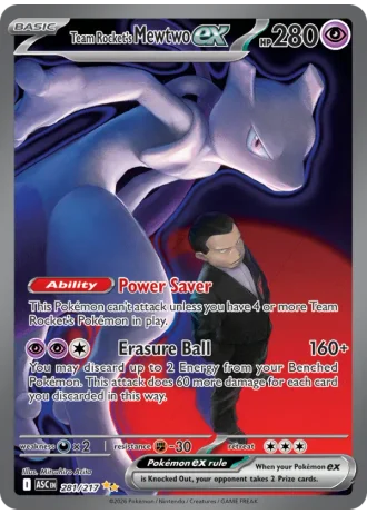 Team Rocket's Mewtwo ex #281 — Ascended Heroes
