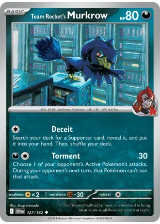 Team Rocket's Murkrow #127 — Destined Rivals