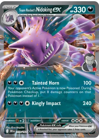 Team Rocket's Nidoking ex #119 — Destined Rivals