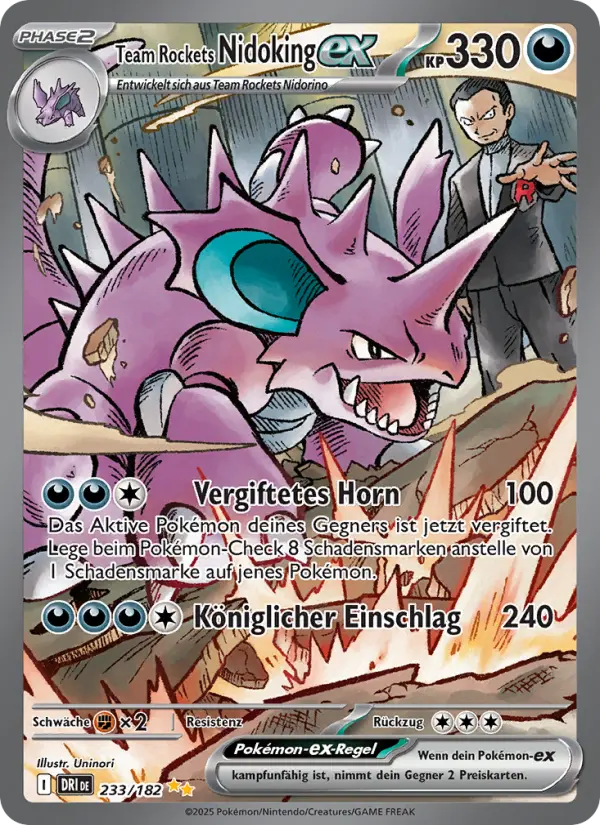 Team Rockets Nidoking ex #233 — Ewige Rivalen