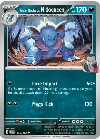 Team Rocket's Nidoqueen #116 — Destined Rivals