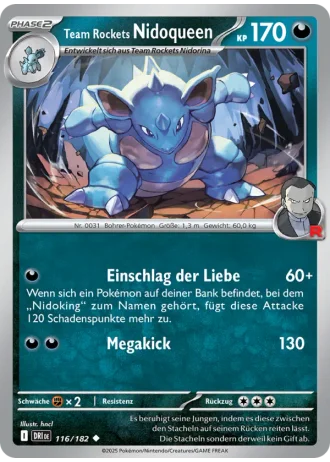 Team Rockets Nidoqueen #116 — Ewige Rivalen